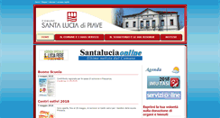 Desktop Screenshot of comunesantalucia.it