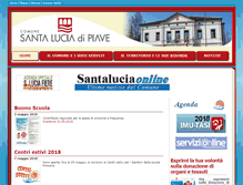 Tablet Screenshot of comunesantalucia.it